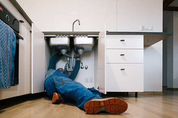 Professional Emergency Plumber technician working in Dunkirk, NY